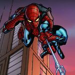 Spider-Man 🕷️ 2004 PANINI MARVEL Spider-Man 2 #V 💥GOLD PRIZM STICKER💥  ~MINT~
