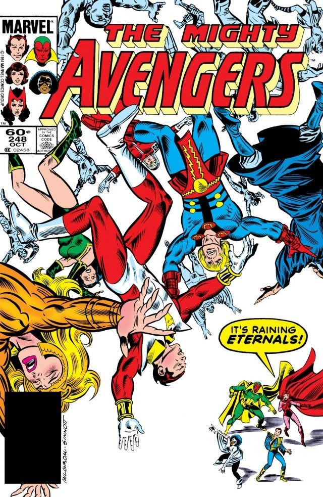 Avengers #247 Star fox eternals Marvel Comics