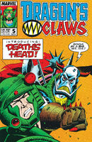 Dragon's Claws #5 "Here's Death's Head!" Release date: October 25, 1988 Cover date: November, 1988
