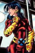 Changing into her uniform, in Generation X #50