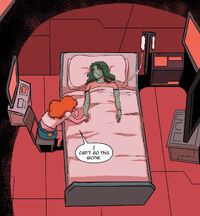 Patricia Walker (Earth-616) and Jennifer Walters (Earth-616) from Patsy Walker, A.K.A. Hellcat! Vol 1 8 001