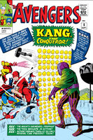 Avengers #8 "Kang, The Conqueror!" Release date: July 9, 1964 Cover date: September, 1964