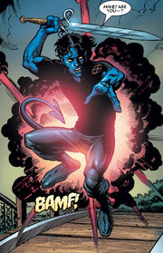 Kurt Wagner (Earth-616) and Soulsword from Nightcrawler Vol 3 11 0001