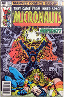 Micronauts #10 "Defeat!" Release date: July 10, 1979 Cover date: October, 1979