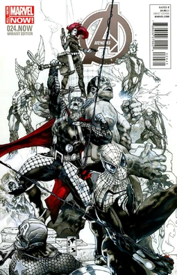 Avengers Vol 5 24.NOW Bianchi Sketch Variant