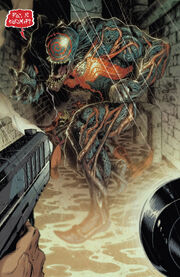 Edward Brock (Earth-616) and Venom (Symbiote) (Earth-616) from Venom Vol 4 1 001