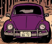 Hawkeye's Volkswagen Beetle from Hawkeye Vol 4 8 001
