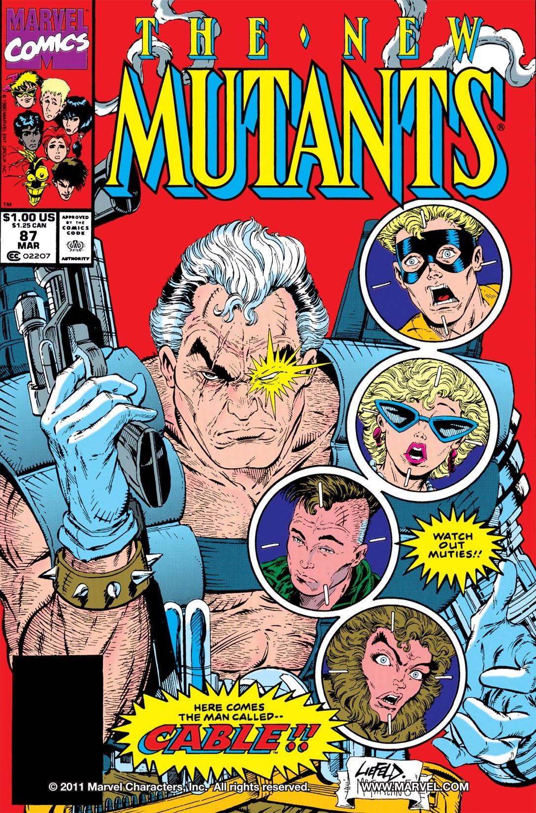 New Mutants #87 ケーブル初登場 アメコミ-