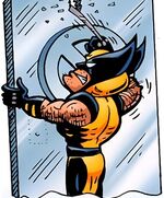 Wolverine cut up Danger Room's sentient door for baseball game (Earth-21422)