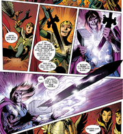 Loki Laufeyson (Kid Loki) (Earth-616) and Thor Odinson (Earth-616) from Mighty Thor Vol 2 21 001