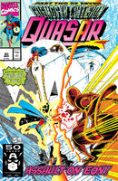 Quasar #20 "Prolog II: The Stalking Horse" Release date: January 8, 1991 Cover date: March, 1991