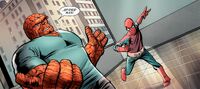 Benjamin Grimm (Earth-616) and William Lumpkin (Earth-616) from Fantastic Four Vol 1 574 001