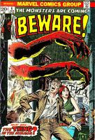 Beware #6 "The Deadly Plague!" Release date: October 2, 1973 Cover date: January, 1974