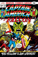 Captain America #165 "The Yellow Claw Strikes" Release date: June 12, 1973 Cover date: September, 1973