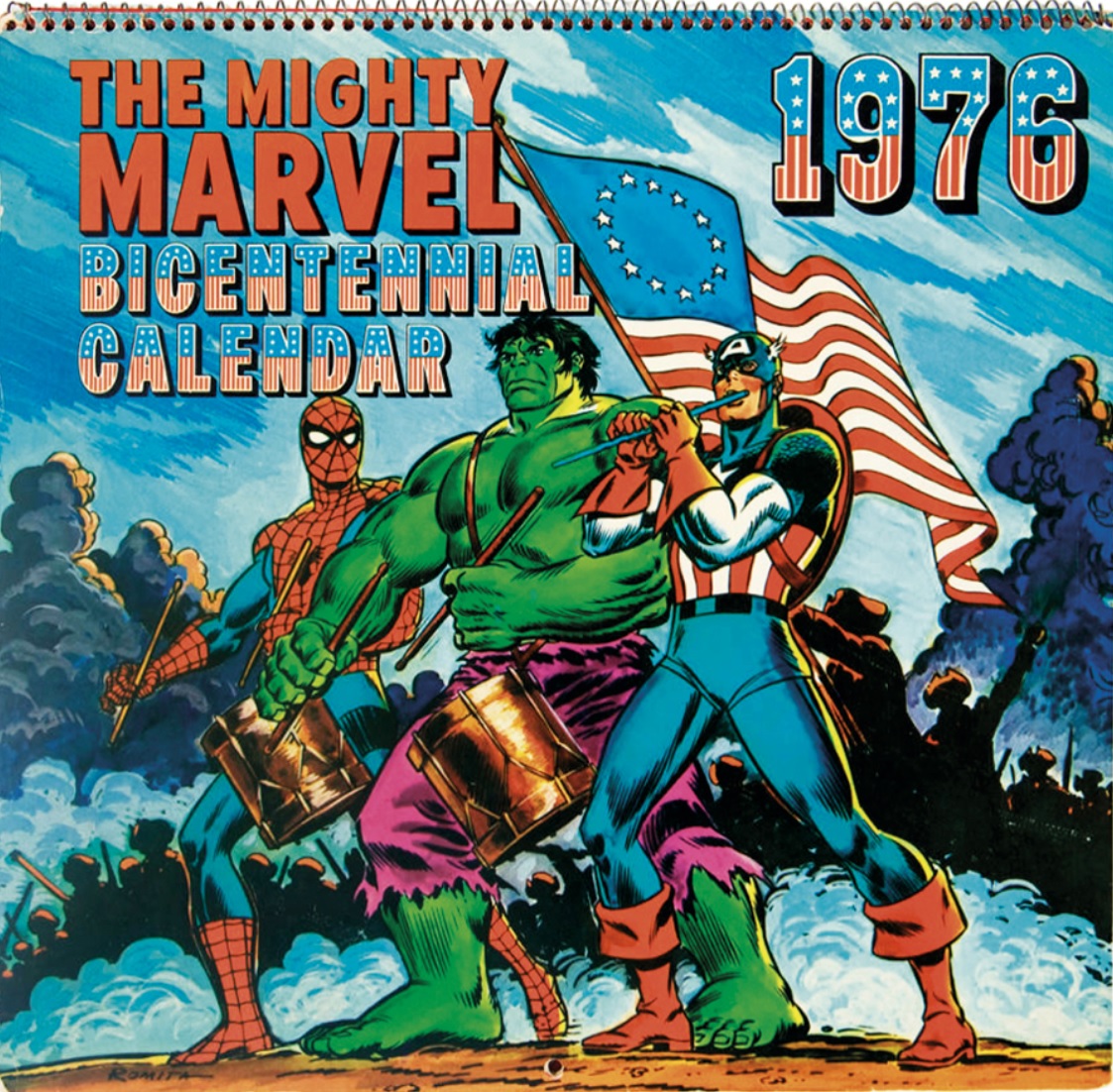 Mighty Marvel Bicentennial Calendar for 1976 Vol 1 1 Marvel Database