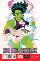 She-Hulk (Vol. 3) #6 "Blue (Part Two)" Release date: July 16, 2014 Cover date: September, 2014