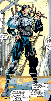 Swordsman (Heroes Reborn) (Earth-616) from Avengers Vol 2 1 0001