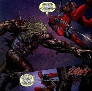 Fighting Sabretooth From Cable & Deadpool #41
