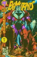 Ex-Mutants Vol 2 11.jpg (348 KB) Ex-Mutants (Vol. 2) #11 "Worlds to Conquer, Part One of Six: Genesis" Cover date: September, 1993