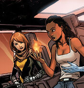 Hope Summers (Earth-616) and Idie Okonkwo (Earth-616) from Generation Hope Vol 1 1 0001