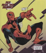 Peter Parker (Earth-616) from Amazing Spider-Man Vol 3 1 004.jpeg (2.2 MB) Peter in the first Spidey suit in Amazing Spider-Man (Vol. 3) #1