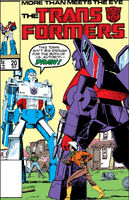 Transformers #20 "Showdown!" Release date: June 17, 1986 Cover date: September, 1986