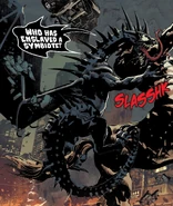 Venom as a dragon From Savage Avengers #4
