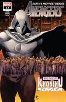 Avengers (Vol. 8) #33 "The Age of Khonshu - Part One: Moon Knight vs. the Avengers" Release date: May 27, 2020 Cover date: July, 2020