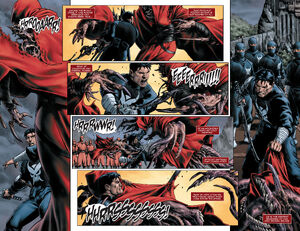 Francis Castle (Earth-616), Archpriestess (Hand) (Earth-616), and Hand (Earth-616) from Punisher Vol 13 5 001