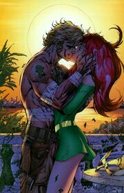 Jean Grey (Earth-7642) and Cole Cash (Earth-7642) from WildC.A.T