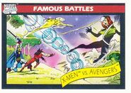X-Men vs. Avengers (Earth-616) from Marvel Universe Cards Series I 0001