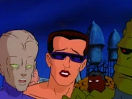 With Arthur Maddicks and Tusk From X-Men: The Animated Series S5E14