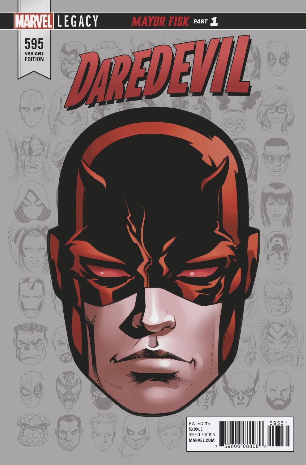 Daredevil #595 Blank Variant NM Daredevil #595 Blank Variant NM