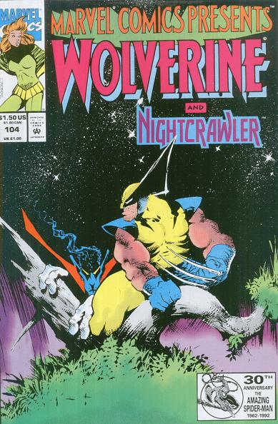 Wolverine / Nightcrawler, Thanos USA, 1992 Marvel Comics Presents # 108 