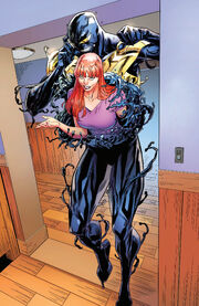 Mary Jane bonded with the Venom Symbiote