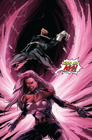 Melissa Gold (Earth-616) and Bullseye (Lester) (Earth-616) from Thunderbolts Vol 1 127 001