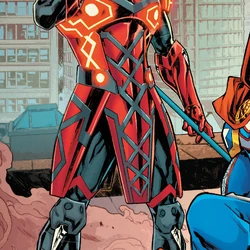T'Challa Odinson (Warp World) (Earth-616) from Secret Warps Iron Hammer Annual Vol 1 1 001.png