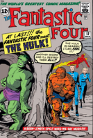 Fantastic Four #12 "The Incredible Hulk" Release date: December 10, 1962 Cover date: March, 1963