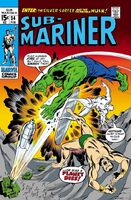 Sub-Mariner #34 "Titans Three!" Cover date: February, 1971