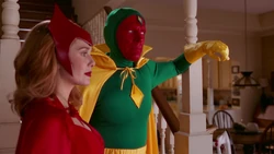 Wanda e Visione si mascherano per Halloween.