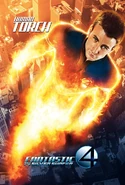 Fantastic Four Rise of the Silver Surfer (film) poster Torch 2.jpg (118 kB) Human Torch Poster 2
