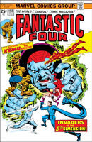 Fantastic Four #158 "Invasion From the 5th (Count It, 5th!) Dimension" Release date: February 25, 1975 Cover date: May, 1975