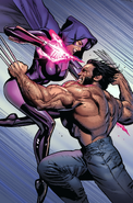 Brainwashed by the Sisterhood, fighting Wolverine From Uncanny X-Men #510