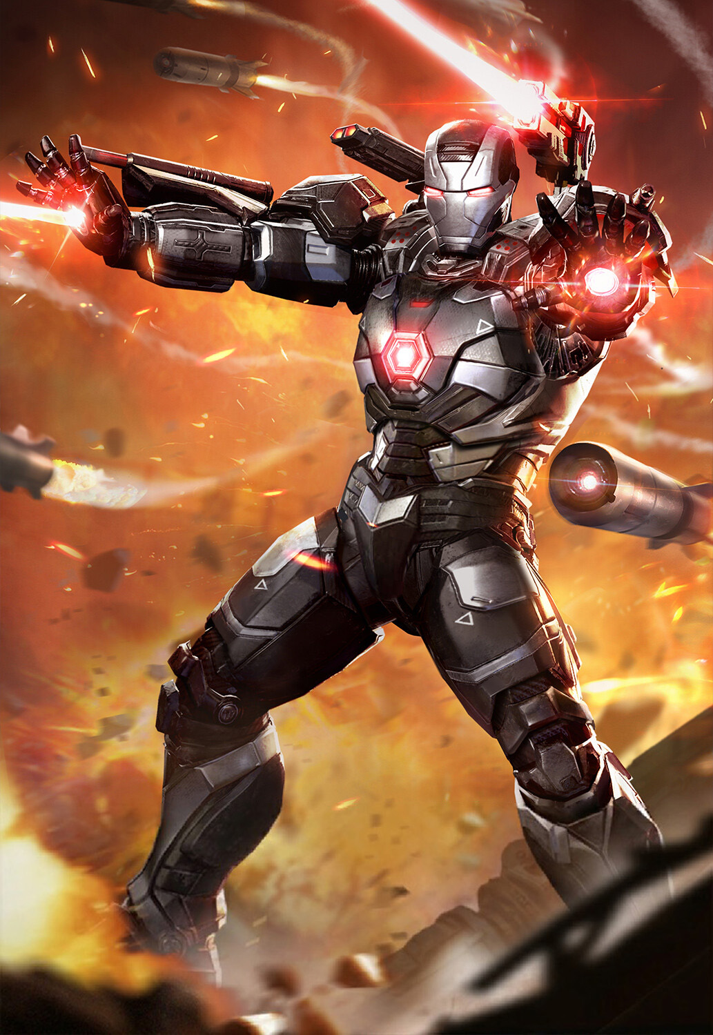 marvel war machine wallpaper