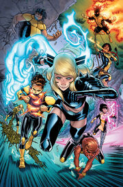 New Mutants Vol 4 1 Young Guns Variant Textless