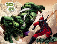 Hulk vs Deadpool From Deadpool (Vol. 4) #37