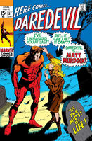 Daredevil #57 "In the Midst of Life...!" Release date: August 12, 1969 Cover date: October, 1969