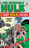 Incredible Hulk #4 ""The Monster and the Machine!"" (November, 1962)