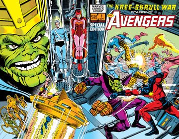 マーベル アベンジャーズ kree-skrull war トレカ 未開封 ①箱