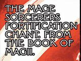 Mage Sorcerers Fortification Chant